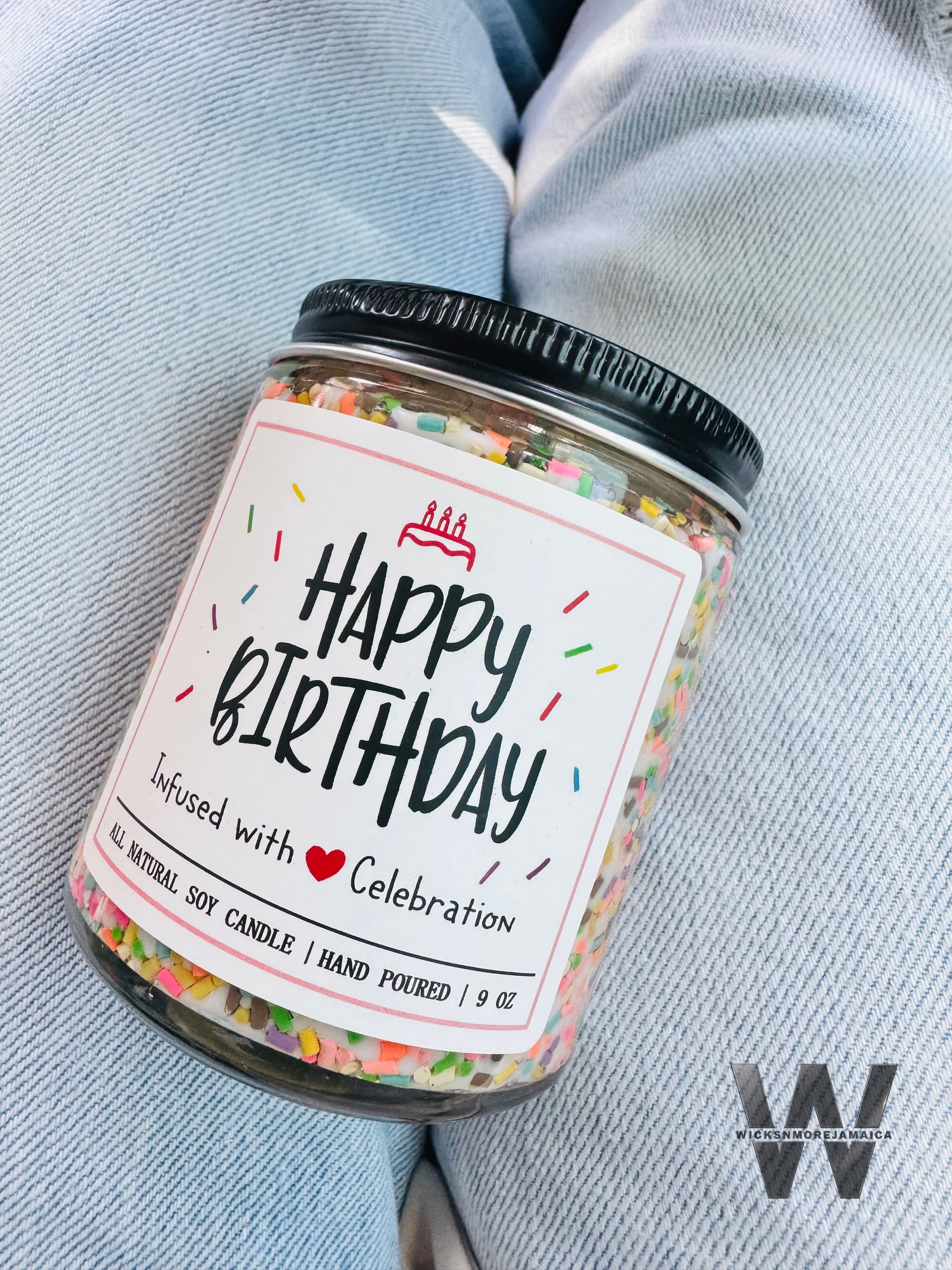 Birthday cake candle